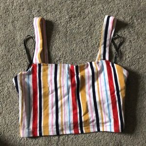 Striped Summer Crop Top